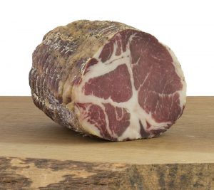 coppa stagionata bio del prosciuttificio valserio